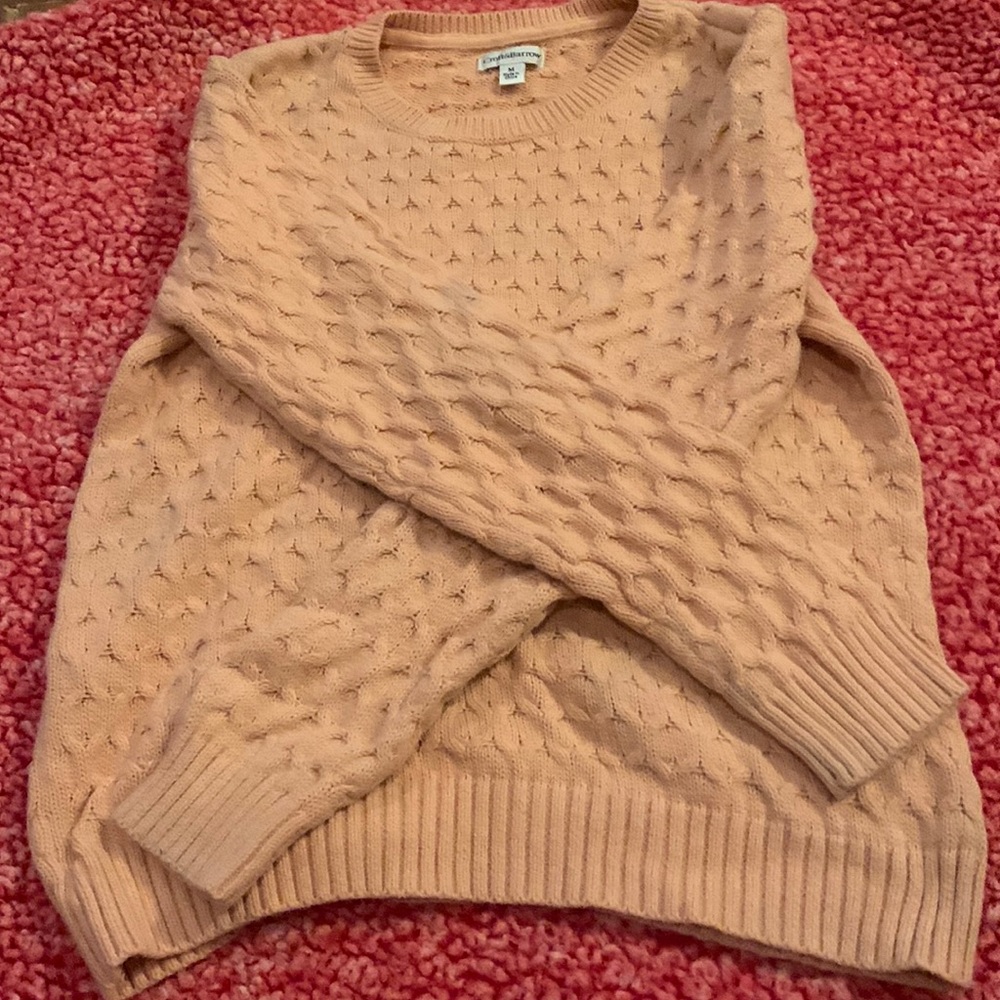 Croft&Barrow orange sweater size medium